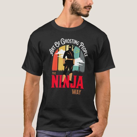 T-shirt Présentation De Ghosting People The Ninja Way (Devant)