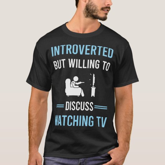 T-shirt Présentation de la télévision de surveillance (Devant)