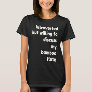 T-shirt Présentation de la volonté de discuter des flux de