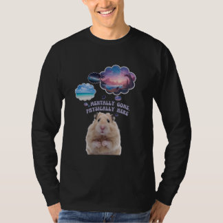 T-shirt Présentation de mème Hamster mème mignon esthétiqu