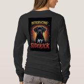 T-shirt Présentation de mon acolyte : Portrait de Labrador (Dos)