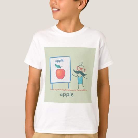 T-shirt Présentation d'une Apple (Devant)