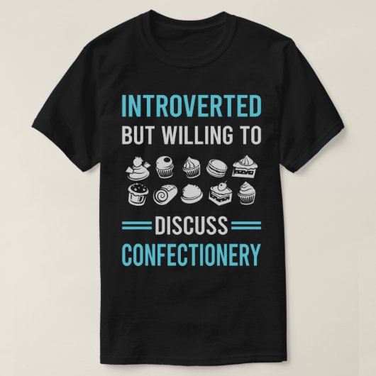 T-shirt Présenté confiseur de confiserie (Design devant)