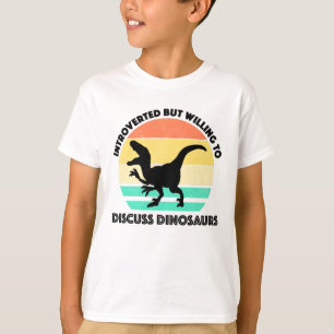 T-shirt Présenté, Mais Disposé À Discuter Des Dinosaur
