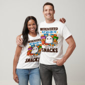 T-shirt Présenté mais prêt à discuter des collations (Unisexe)