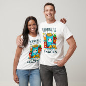 T-shirt Présenté mais prêt à discuter des collations (Unisexe)