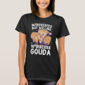 T-shirt Présenté mignonne femmes enfants Gouda Fromage fro (Devant)