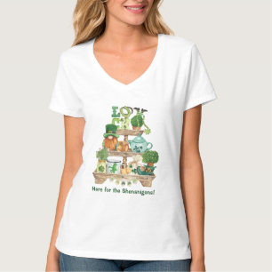 T-shirt Présentoir à bibelots irlandais personnalisé pour