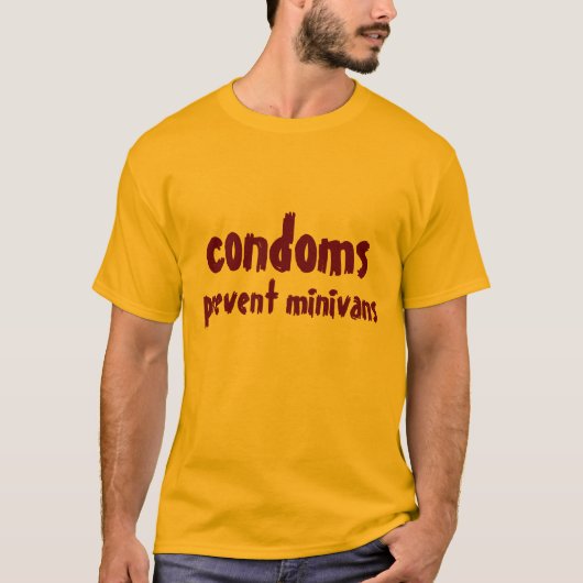 T-shirt préservatifs (Devant)