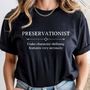 T-shirt Préservation du patrimoine, carrière de preservati