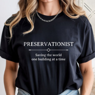 T-shirt Préservation du patrimoine, carrière de preservati