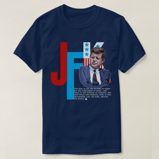 T-SHIRT PRÉSIDENCE JFK (Design devant)