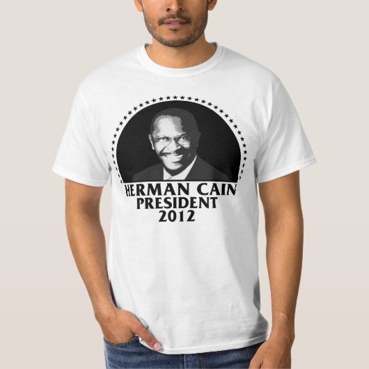 T-shirt Président 2012 de Herman Caïn (Devant)