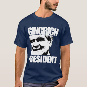 T-shirt Président 2012 de Newt Gingrich
