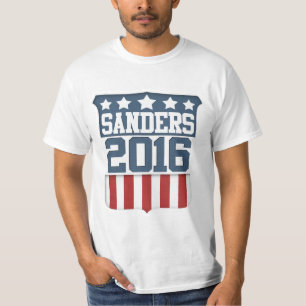 T-shirt Président 2016 bouclier de ponceuses de Bernie