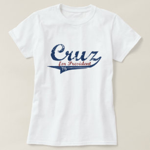 T-shirt Président 2016 clapotis de Ted Cruz