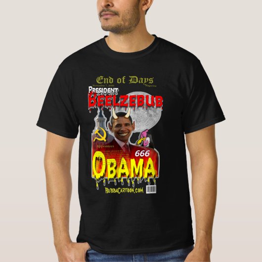 T-shirt Président Barack Hussein Obama (Devant)