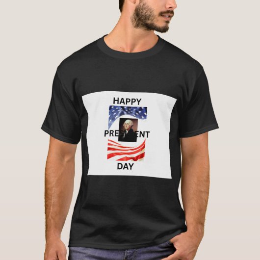 T-SHIRT PRESIDENT DAY OF THE AMERICA (Devant)