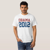 T-shirt Président de Barack Obama en 2012 (Devant entier)