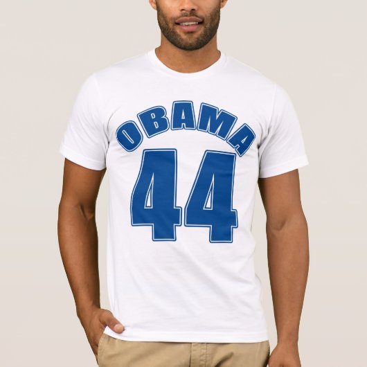 T-shirt Président d'Obama 44 Obama quarante-quatrième (Devant)