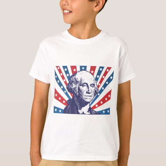 T-shirt président George Washington (Devant)