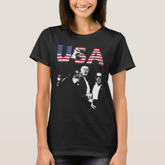 T-shirt Président Lutte Lutte Pour les États-Unis 4 Juille