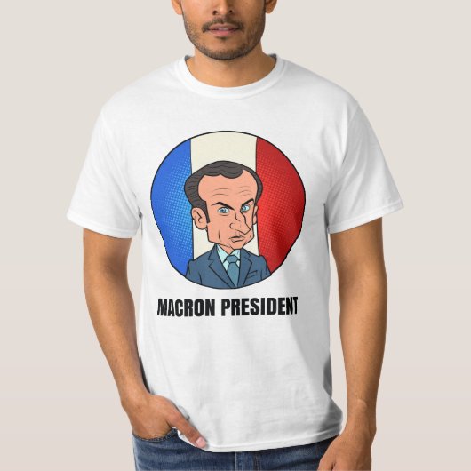 T-shirt président macron (Devant)