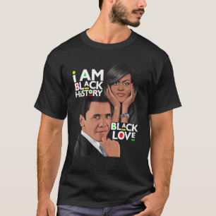 T-shirt Président Obama Historiquement Hommes Noirs Femmes