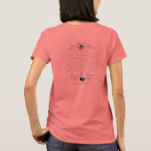 T-shirt Président Obama Script Victory T-s... - Customisé (Dos)