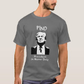 T-shirt Président PINO Nom uniquement (Devant)