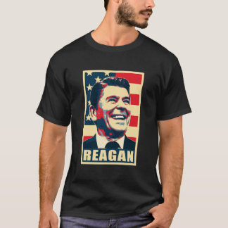 T-shirt Président Ronald Reagan Propagande Poster Pop Art