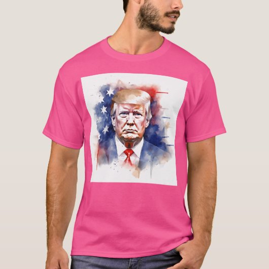 T-shirt Président Trump (Devant)
