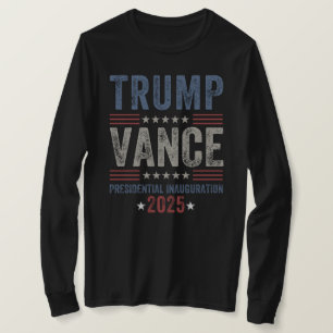 T-shirt Président Trump Vance Jour d'inauguration 2025 Éta