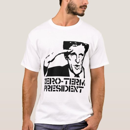 T-shirt Président zéro de terme (Devant)