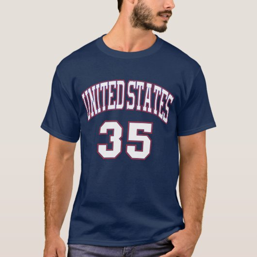 T-shirt PresidenTees #35 Kennedy (Devant)