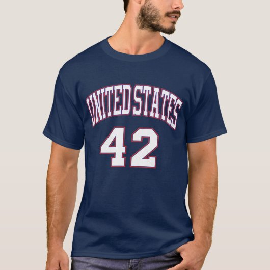 T-shirt Presidentees #42 Clinton (Devant)