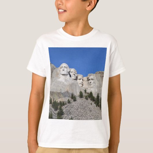 T-shirt Présidents Etats-Unis Amérique du mont Rushmore le (Devant)