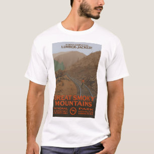 T-shirt Presque du bois d'oeuvre enlevé ! - Great Smoky Mo