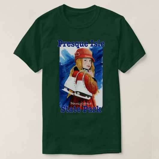 T-shirt Presque Isle State Park Pennsylvanie (Design devant)