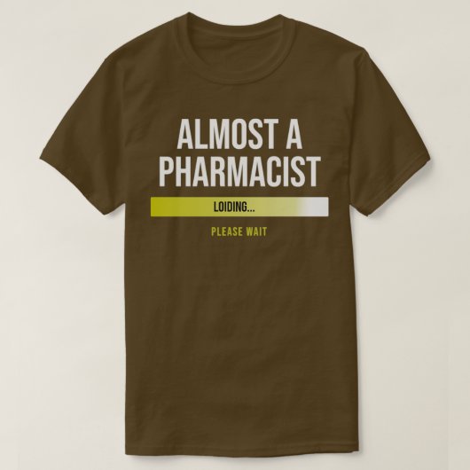 T-shirt Presque un pharmacien chargeant (Design devant)