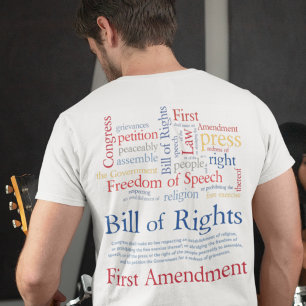 T-shirt Presse libre de liberté de parole de premier