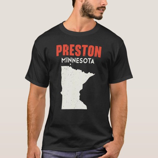T-shirt Preston Minnesota USA State America Travel Minneso (Devant)