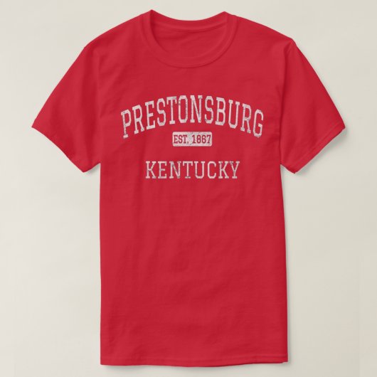 T-shirt Prestonsburg Kentucky KY Vintage (Design devant)