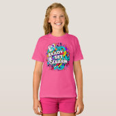 T-shirt Prêt-à-apprendre - Enseignant et étudiant Retour à (Devant entier)