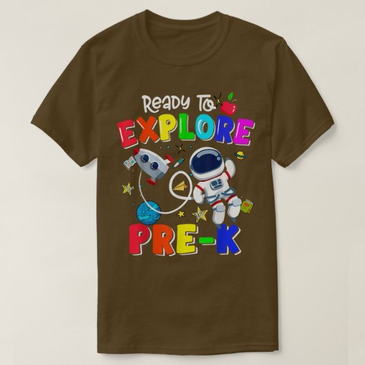 T-shirt Prêt à apprendre PréK Retour à l'école Garçon Love (Design devant)