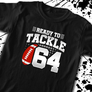 T-shirt Prêt À Attaquer 64 - Joueur De Football Enfants An