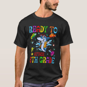 T-shirt Prêt à attaquer les lunettes de soleil de requin d