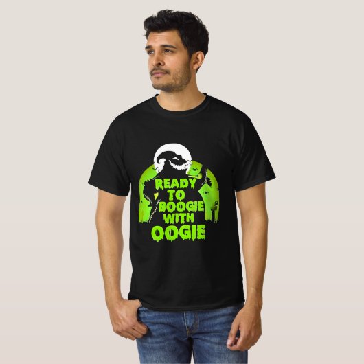 T-shirt " Prêt À Boogie Avec Oogie Oogie Boogie Bash 202 (Devant entier)