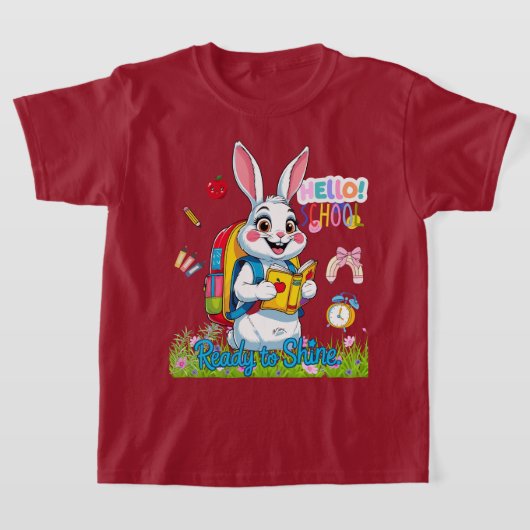 T-shirt Prêt à briller, élève de CP ! (Poser)