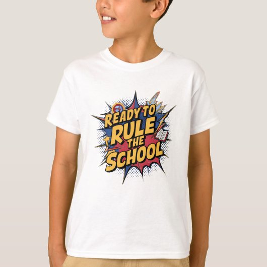T-shirt Prêt À Diriger L'École Drôle (Devant)
